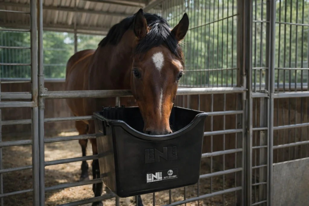 how to reduce horse feed waste